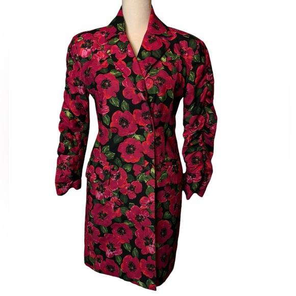 Zara Women Floral Print Dress Blazer 3137/029 Blogger Fav Size small no … - Picture 1 of 16